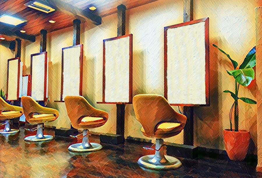 写真：カットモデルを